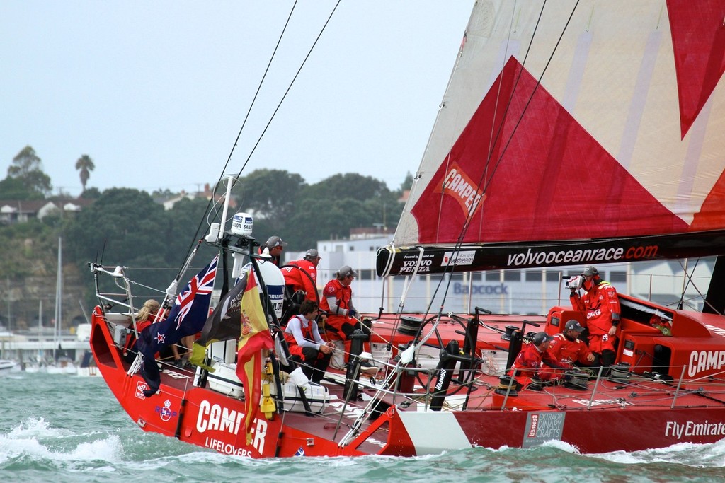 Camper - 2011-12 Volvo Ocean Race Leg 5 Start - Auckland, March 18, 2012 © Richard Gladwell www.photosport.co.nz